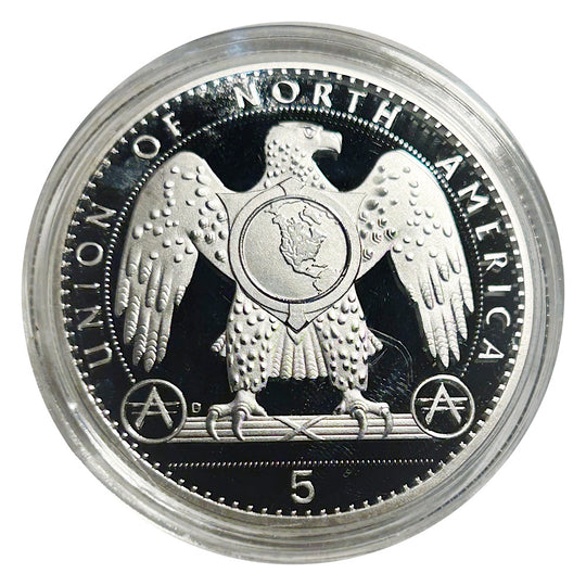 Lucky Coin Native Chief Portrait in Protective Plastic Capsule