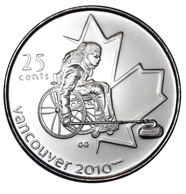 Pièce non colorée de 50 ans du drapeau national canadien de 25 cents 2015