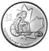 Pièce non colorée de 50 ans du drapeau national canadien de 25 cents 2015