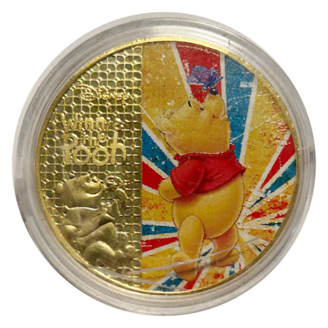 Lucky Craft Colored Coin Winnie the Pooh in Capsule