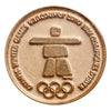 2010 Canada Vancouver Olympics Gold Plated Medallion & Nugget Set