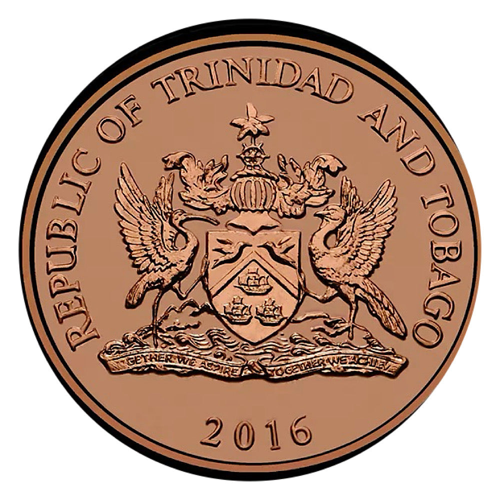 2016 Trinidad & Tobago 1 Cent Hummingbird BU