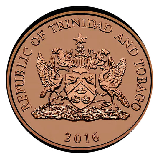 2016 Trinidad & Tobago 1 Cent Hummingbird BU