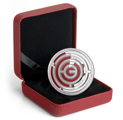 2016 Canada $20 Maple Leaf Maze 1 oz .9999 Silver Proof Coin