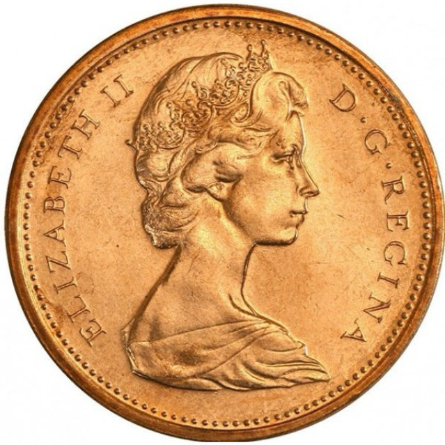 1986 Canada One Cent  Copper Penny BU