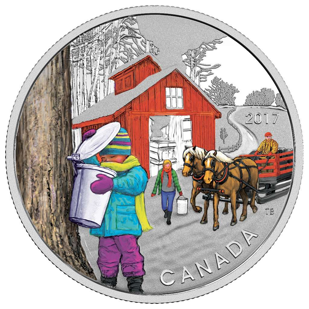 2017 Canada Silver  $10 Sugar Shack - Iconic Canada
