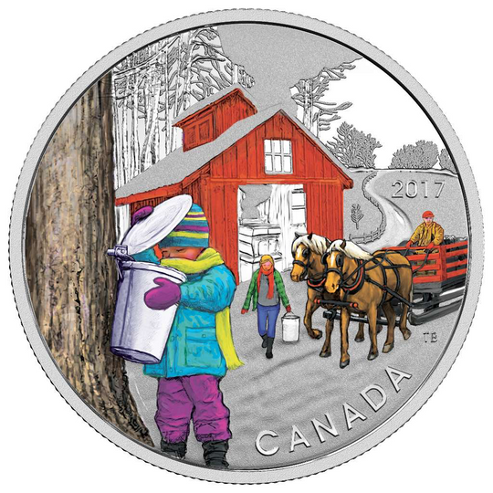 2017 Canada Silver  $10 Sugar Shack - Iconic Canada