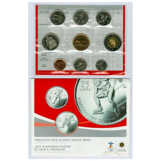 2009 Vancouver 2010 Olympic Winter Games 9-Coin Set