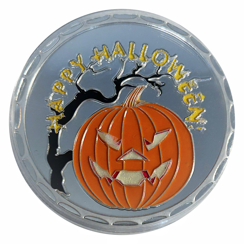 Lucky Craft Colored Coin Halloween Jack-O’-Lantern  in Capsule