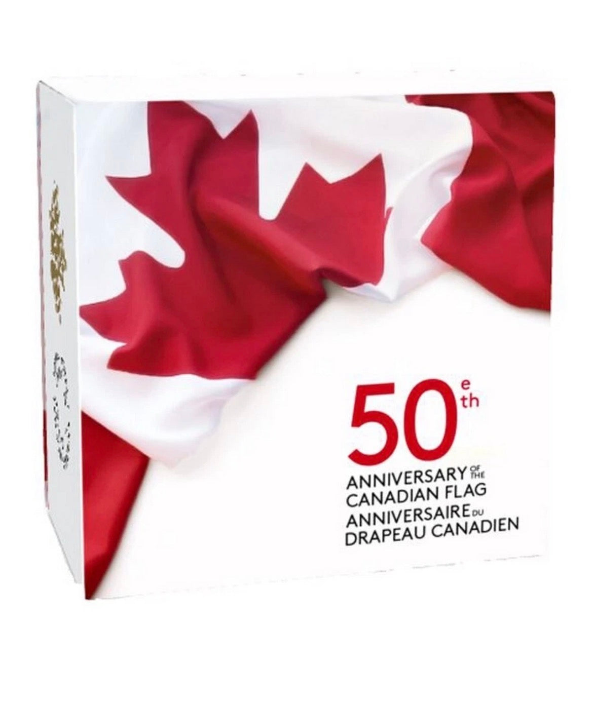 2015 Canada $3 Canadian Flag 50th Anniversary .9999 Silver Proof Coin