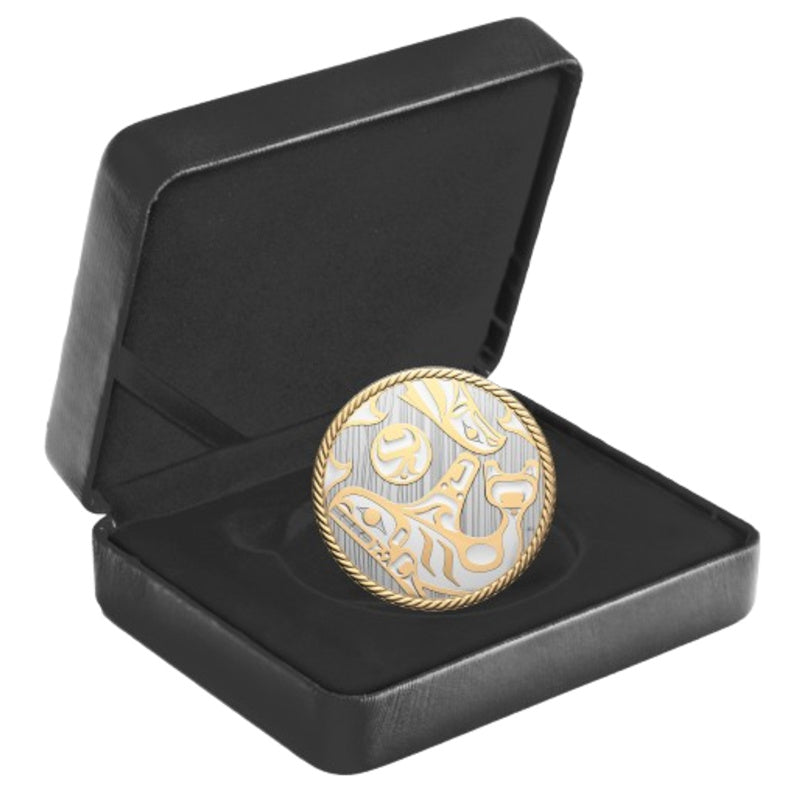 2025 Canada $30 The Ancestor Orca 2 oz Pure Silver Coin Selective Gold Plating