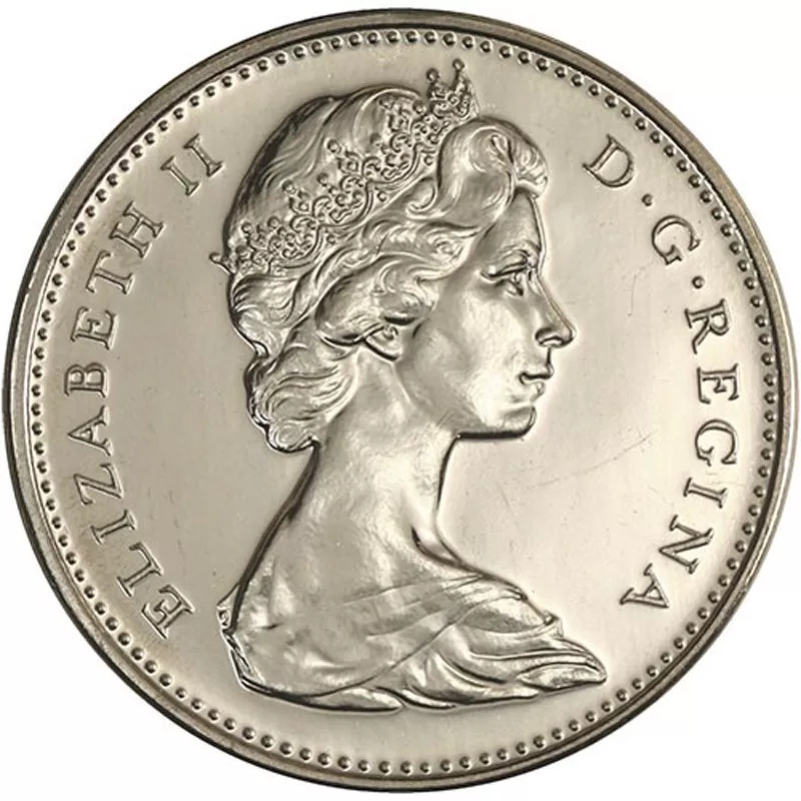 1977 Kanada 5 Cent Nickelmünze High Seven VF