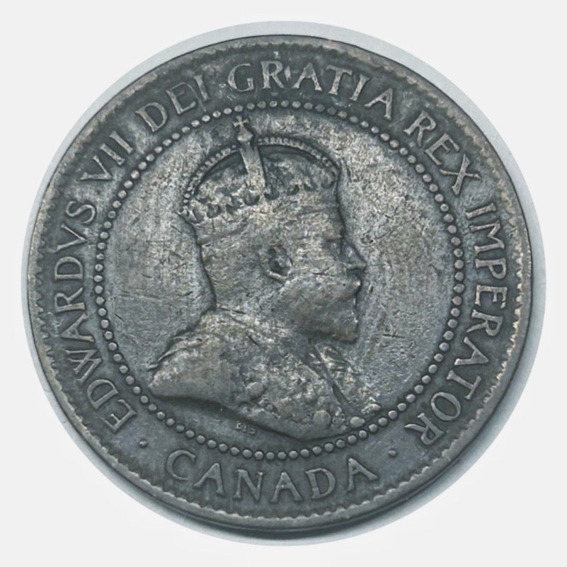 1902 Canada  Large Cent King Edward VII Canadian Penny Copper Coin VG