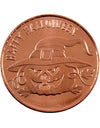 Happy Halloween 1oz. Pure Copper Bullion Round