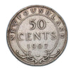 1907 Canada Silver 50 cents Newfoundland  Coin VG