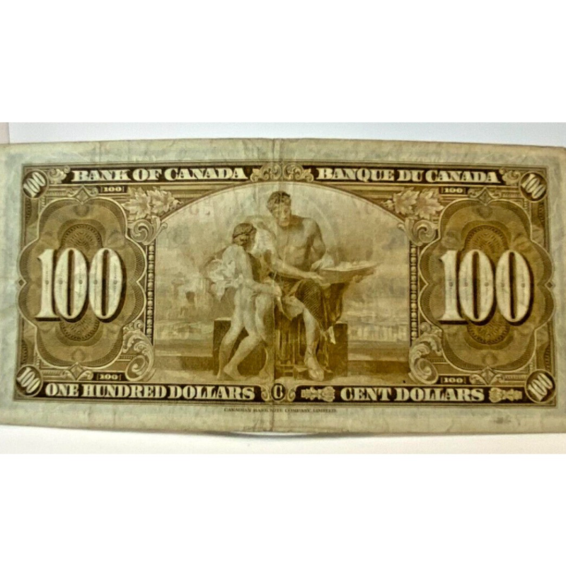 1937 Canada  $100  Dollar Note