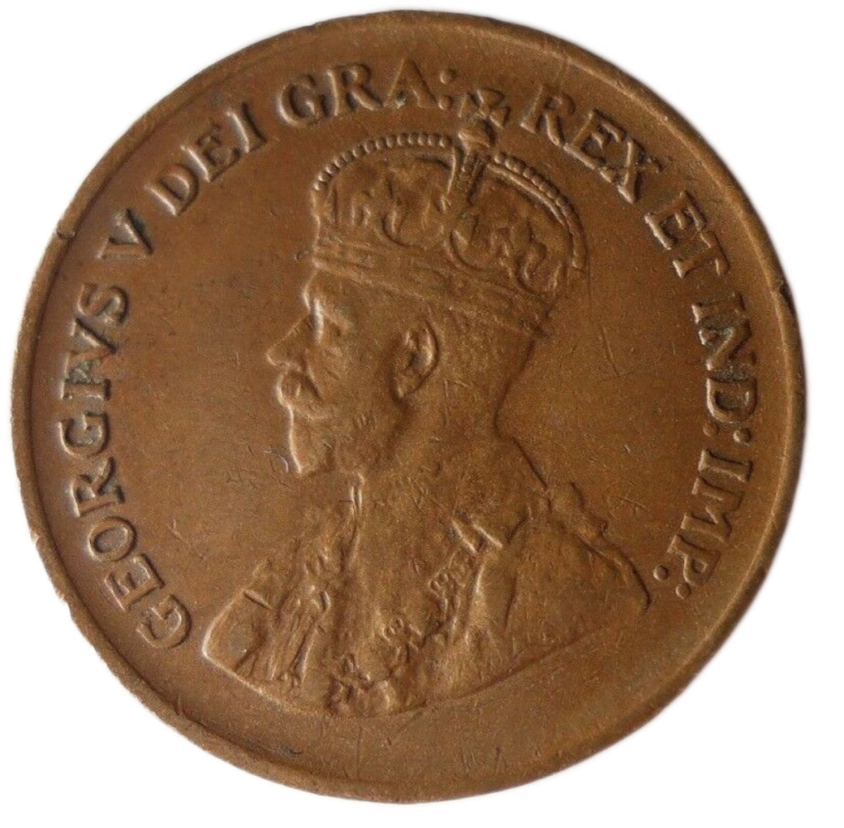 1936 1 Cent kanadischer Penny im Umlauf, sehr guter Zustand