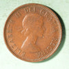 1954 Canada One Cent  Shoulder Fold VF