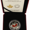 2016 Canada $20 Colourful Wings of a Butterfly Agate Silver Coin
