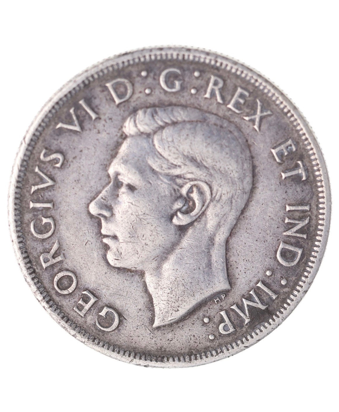 1946 Canada Silver Dollar $1 Key Date King George VI 80% Silver VF