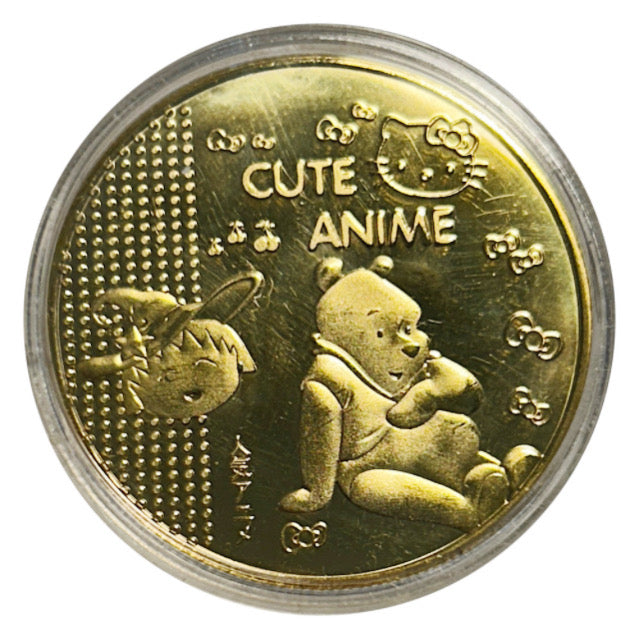 Lucky Craft Colored Coin Winnie the Pooh in Capsule