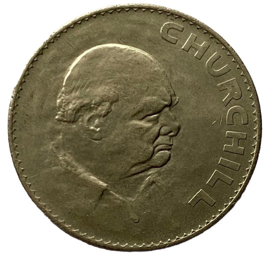 1965 UK commemorative crown coin (Winston Churchill 1874-1965) BU