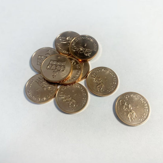 2010 Norway crowned 50 ore Coin BU 