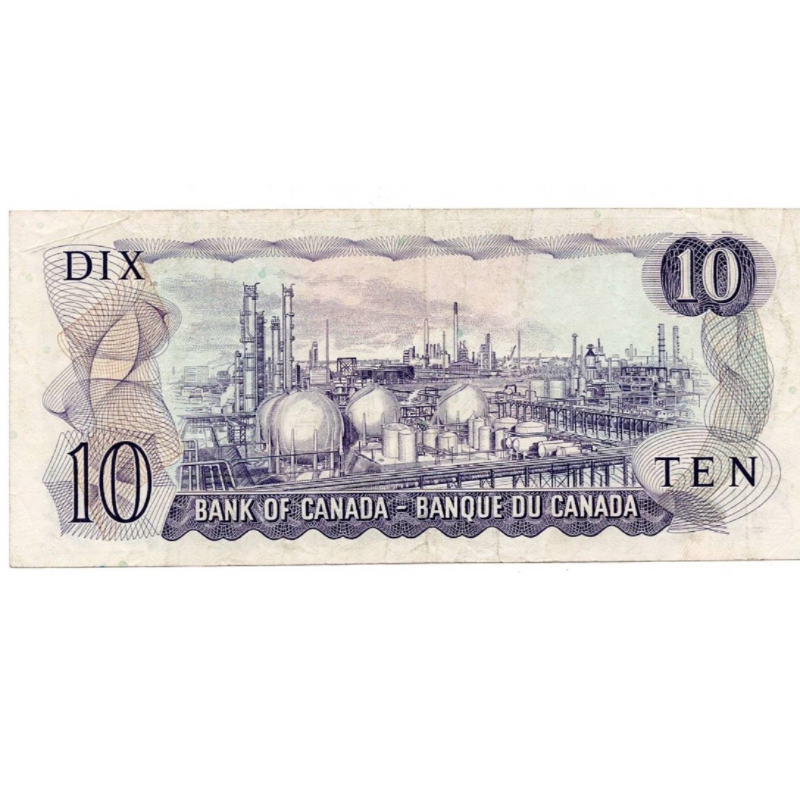 1971 Canada  $10 Multicoloured Note AU