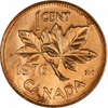 1976  Canada One Cent Copper Penny  BU