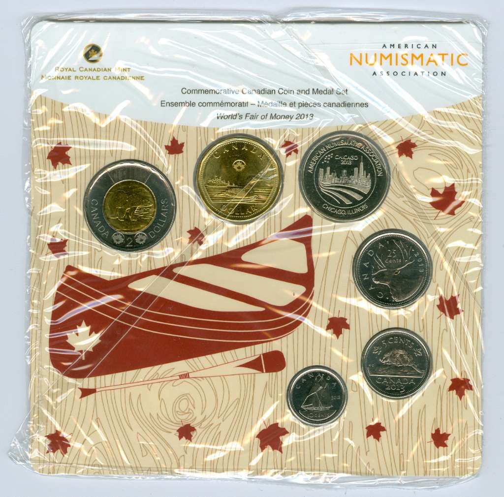 2013 Canada RCM ANA World’s Fair of Money 6-Coin Set
