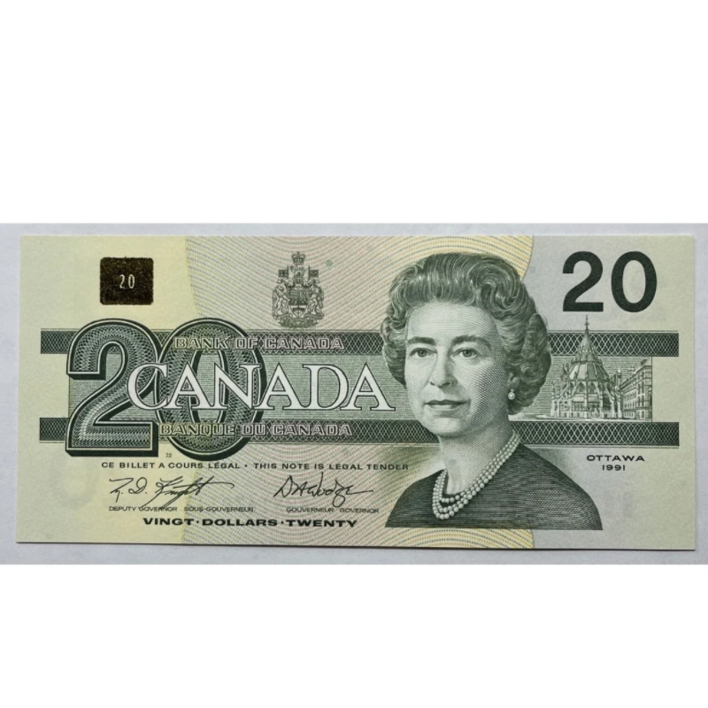 1991 $20 Knight–Dodge  Prefix starts with “A” UNC Lot of 10