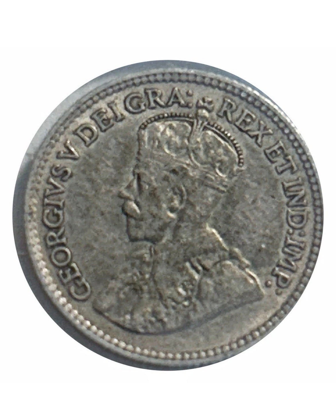 1911 Kanada Silber kleine 5-Cent-Münze – VG/F