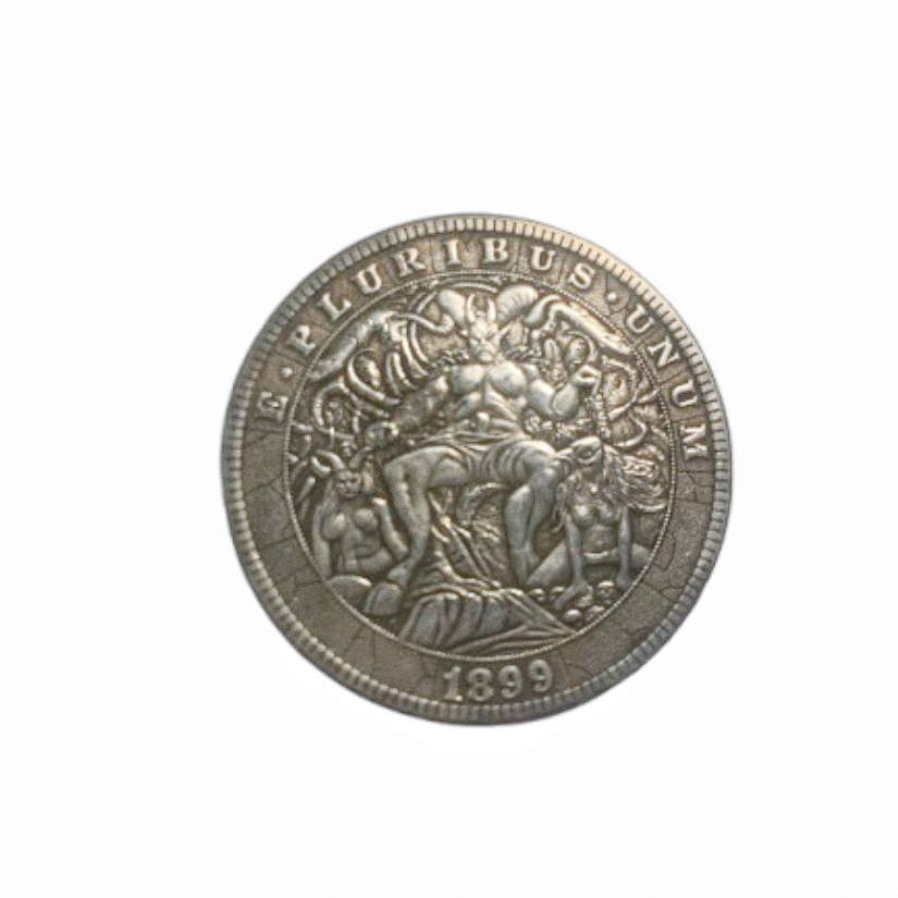 Copper Craft  Coin “Evil Kong   “40mm Hobo Nickel Big Coin