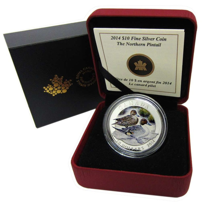2014 Canada $10 Northern Pintail ½ oz Silver