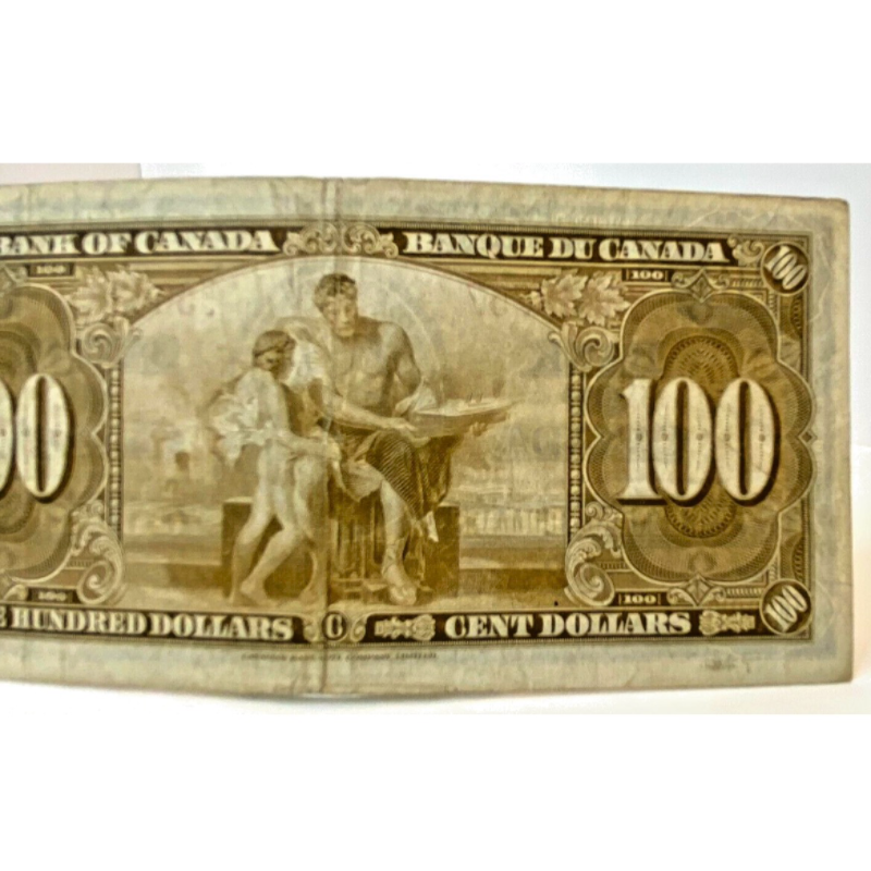 1937 Canada  $100  Dollar Note
