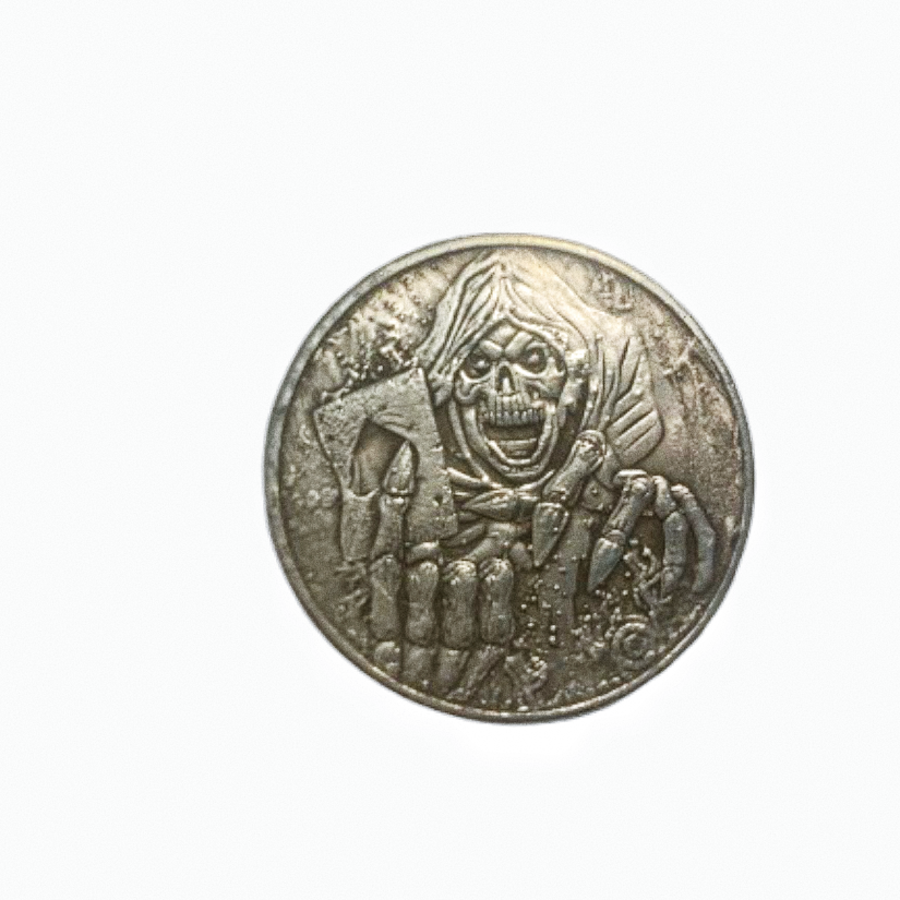 Copper Craft  Coin “Grim Reaper  40mm Hobo Nickel Big Coin