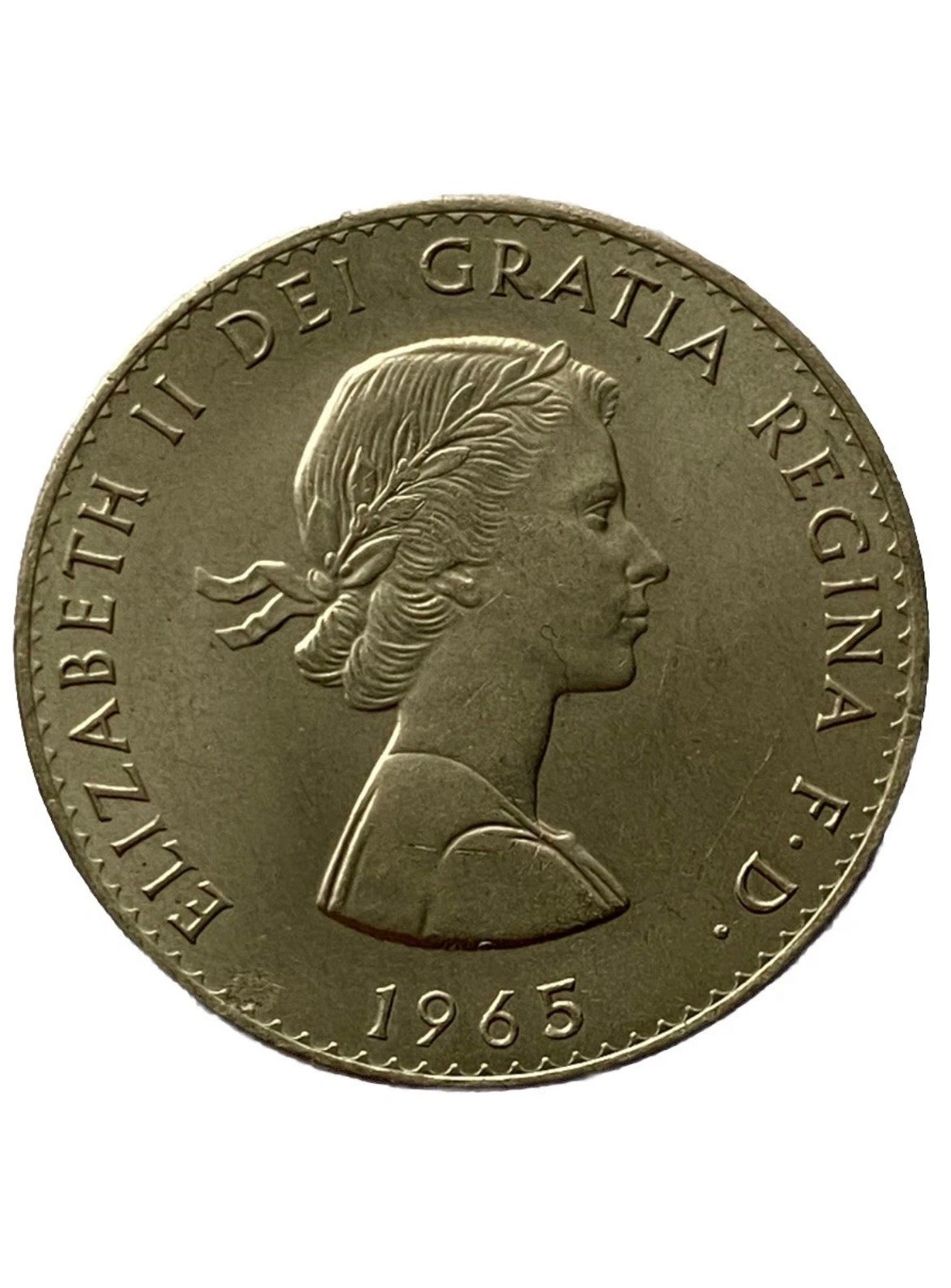 1965 UK commemorative crown coin (Winston Churchill 1874-1965) BU