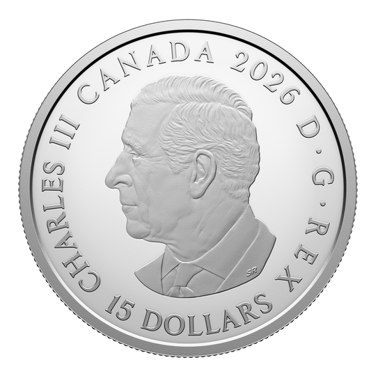 2026 Canada $15 Clan Animals Otter 3/4 oz .9999 Silver Proof Coin