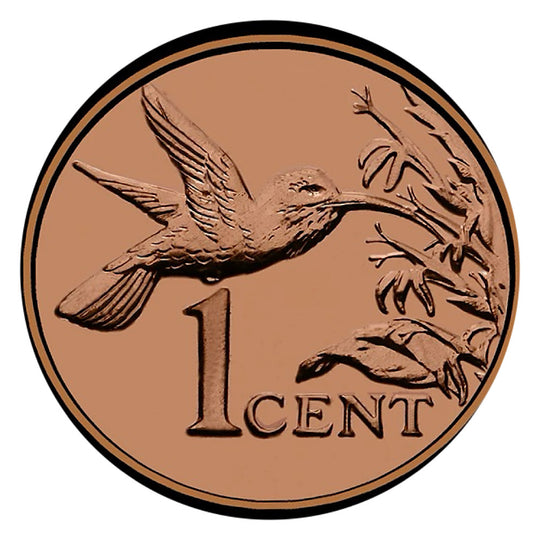 2016 Trinidad & Tobago 1 Cent Hummingbird BU