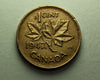 1947 1 Cent Canadian Penny Circulated Very Fine Condition