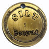 Lucky Craft Copper Coin buscrat Treasure Medal in Capsule
