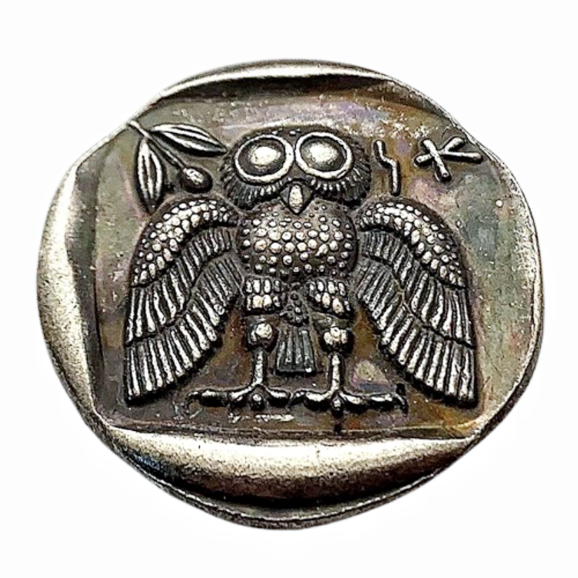 Copper Craft  Coin “Greece Owl “30mm Hobo Nickel Coin