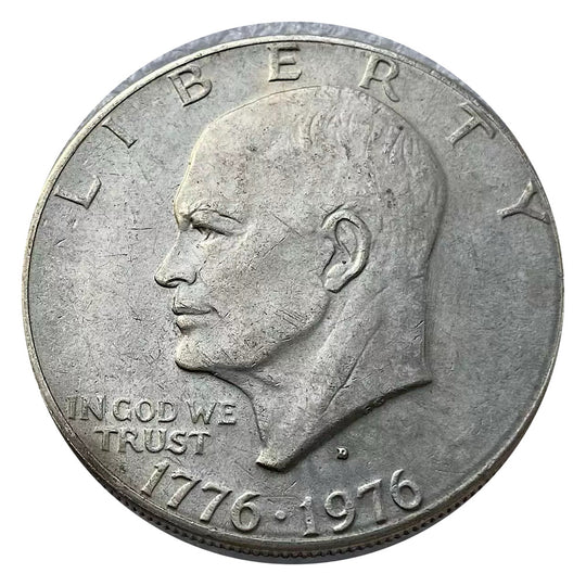 1976 E President Eisenhower Apollo 11 Moon Landing Dollar USA Coin Denver