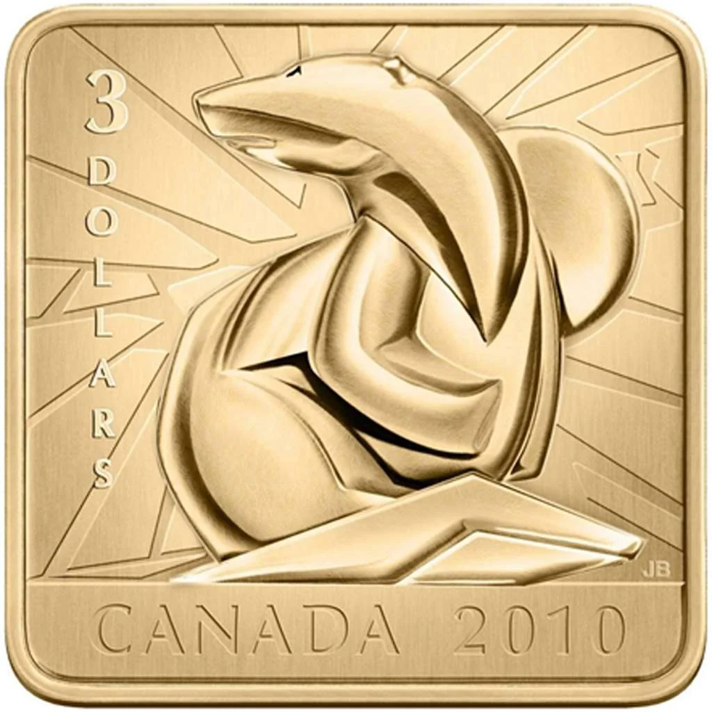 2010 Canada Silver  $3 Polar Bear SP .348oz