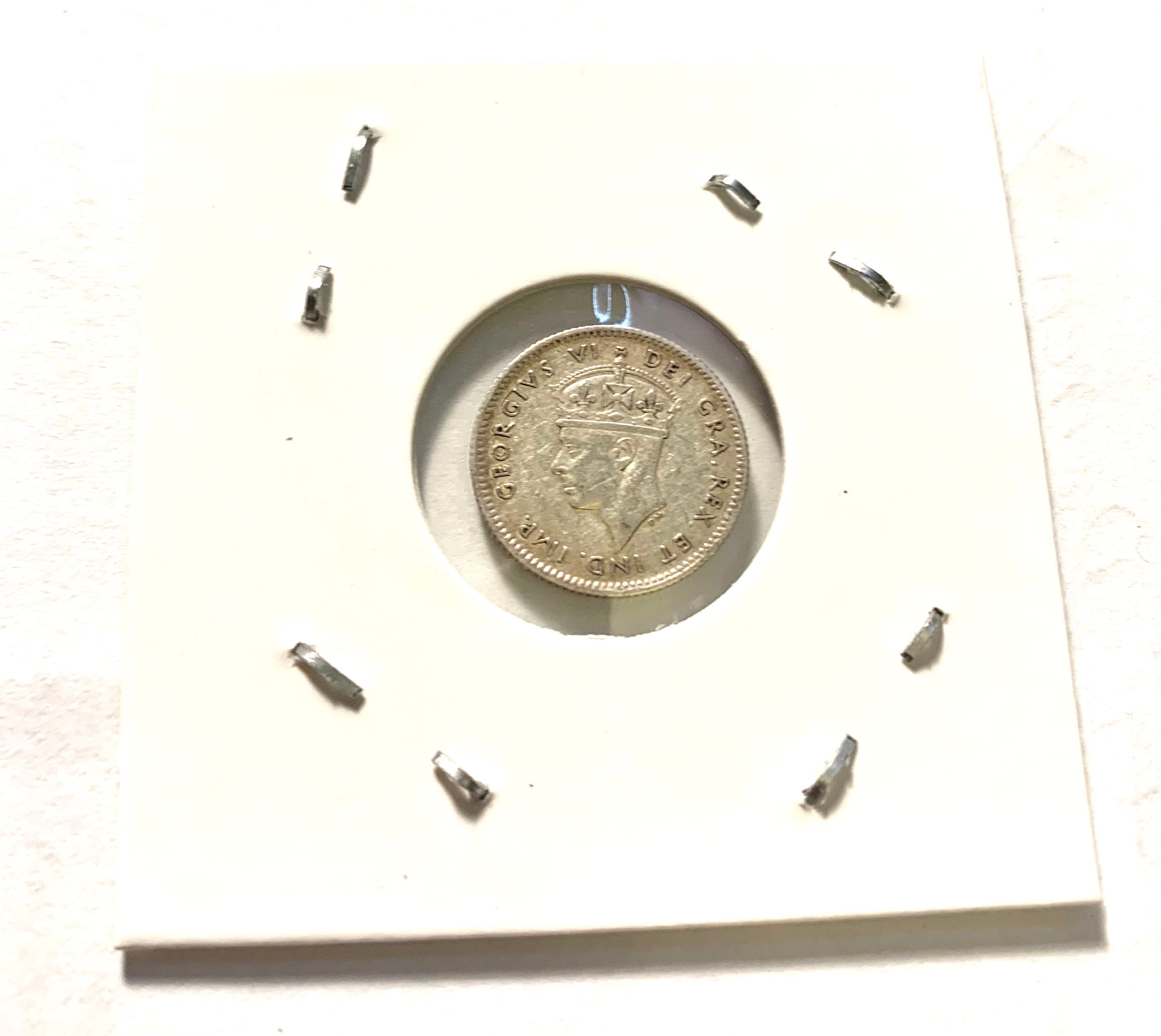 1940 C Newfoundland 5 cent  silver Coin Low mintage