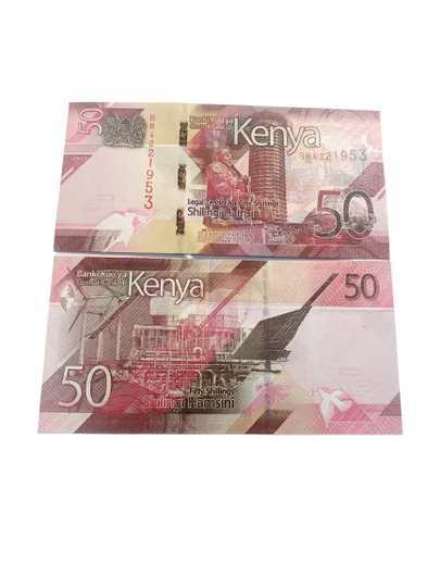 2019 KENYA 50 Shillings  UNC Banknote