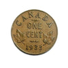 1933 Canada One Cent  Penny Coin VG