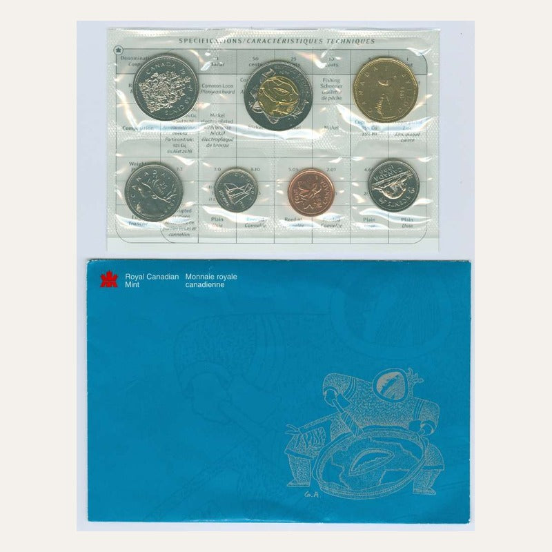1999 Canada Nunavut Proof-Like 7-Coin Set RCM OGP Uncirculated