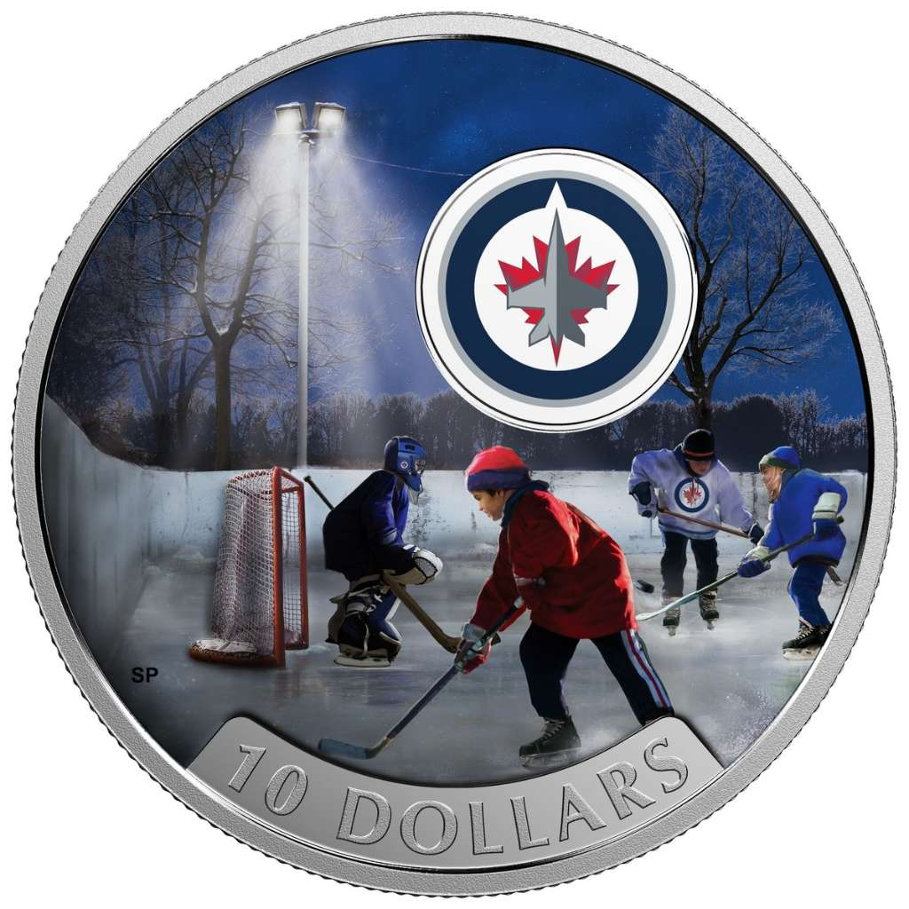 2017 Canada Silver  $10 Passion to Play - Winnipeg Jets