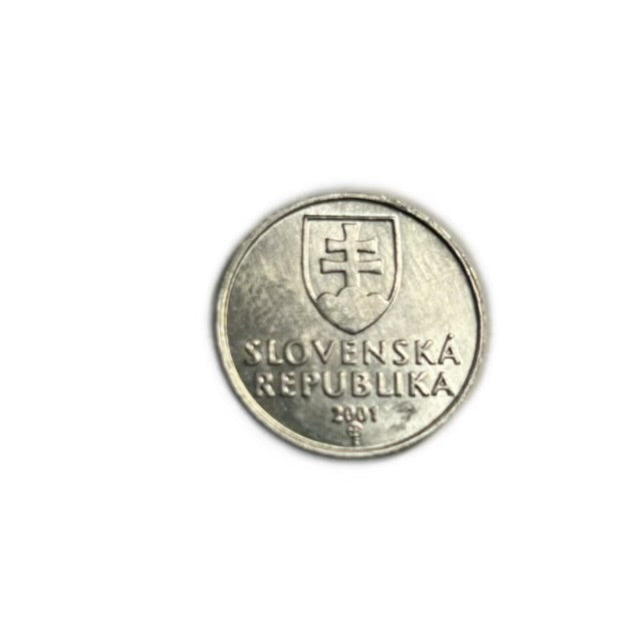 2001 Slovakia 10 Halierov  Brilliant Uncirculated Aluminum Coin